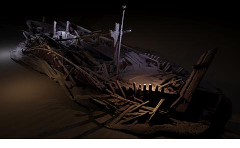 Photogrammetric image of wreck